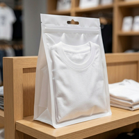 White Zip Lock Plastic Bag Phone Case Packages Wholesale Transparent Self-Sealing Bag Data Cable Packaging with Hole