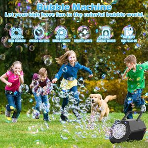 Mesin gelembung portabel otomatis, mesin pembuat gelembung anak 2 kecepatan peniup plastik langsung produk pabrik - Product Image 2