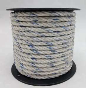 Animal Electric Fence Polyrope With Saninless Steel Wire For Sheep Cattle