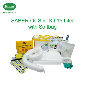 Kit de Derrames de Petróleo SABER de 15 Litros con Bolsa Flexible, kit compacto para derrames de petróleo con bolsa flexible para flotas de vehículos y equipos de campo - Product Image 3