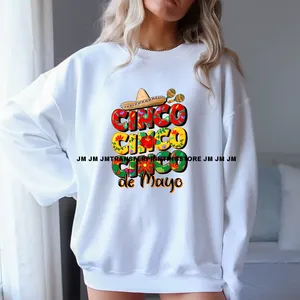Let's Fiesta Love Mexico Cinco De Mayo La <span class=keywords><strong>Mama</strong></span> <span class=keywords><strong>Chingona</strong></span> Diseño Calcomanías Mamacita Pinata Gnomizes DTF Transfer Stickers para camiseta - Product Image 2
