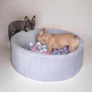 Popular Soft Foam Durable Safely Indoor Pet Puppy Cat Play with <strong>Pit</strong> <strong>Ball</strong> Toy Grey <strong>Ball</strong> <strong>Pit</strong> Foldable <strong>for</strong> <strong>Dogs</strong> Pet Foam <strong>Ball</strong> <strong>Pit</strong> - Product Image 1