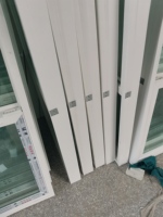 Fenêtre verticale à double battant en vinyle avec moustiquaire, double vitrage en verre trempé, cadre coulissant en PVC amovible – Offre Spéciale