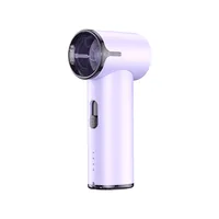 Ventilateur portable de voyage T-06 - Moteur sans balais 12 500 tr/min, batterie 2200 mAh, rechargeable par USB, léger, haute vitesse, pour utilisation en voiture