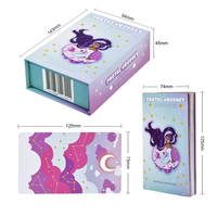 Jeu de tarot de divertissement personnalisé en papier premium de 78 cartes avec boîte magnétique et guides pour les entreprises de jeux de société