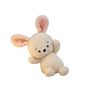 Cuscino Peluche Coniglio Carino, Morbido Giocattolo Imbottito a Forma di Coniglio Caramella al Latte, Bambola in Cotone PP, Regalo per Bambini e Adulti - Product Image 1
