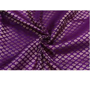 Tela de Brocado de Poliéster Ligera y Ecológica, Diseño Elegante y Brillante, Material para Vestidos de Niñas, Kurtis, Blusas, Ropa de Moda Étnica - Product Image 4