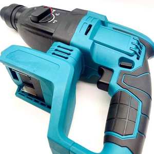 Kit combiné d'outils électriques sans fil au lithium de style <span class=keywords><strong>Makita</strong></span> 3 pièces : marteau perforateur, <span class=keywords><strong>meuleuse</strong></span> d'angle, clé à chocs, 2 batteries et 1 chargeur - Product Image 5