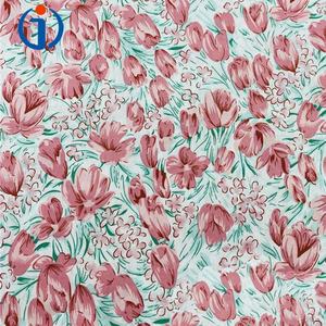 הגעה חדשה מותאם אישית פוליאסטר crinkle עלה דפוס פרחוני koshibo עבור שמלת hutterite - Product Image 5