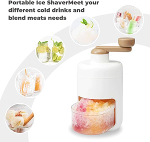 Máquina de Conos de Nieve Portátil para el Hogar, Libre de BPA, con Manivela, para Hacer Hielo Raspado - Product Image 6