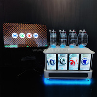Multi cylindres 4d machine à loto avec écrans pour pick 4 jeux de loterie avec constellation ball