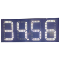 Letrero de Precio de Gasolinera LED, Cartel Publicitario Digital, Letrero de Precio de Gasolina Digital Programable y Pantalla LED