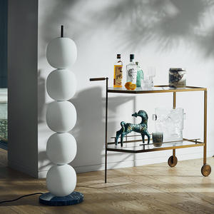 Lampadaire Vintage Danois Créatif <span class=keywords><strong>Piano</strong></span> Gourde à Sucre Design Médiéval Marbre Sans Fil Électrique Simple pour Modèle de Salle d'Exposition - Product Image 2