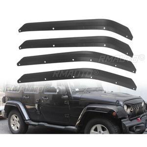 Para Jeep Wrangler JK 2007-2017: Embellecedores de guardabarros, kit de carrocería para ceja de rueda, arco de talón de rueda, pieza exterior. - Product Image 1