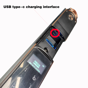 Outside Antirust Antifreeze IP58 Waterproof Smart Fingerprint Lock for Front Door Villa Gate Fence - Product Image 3