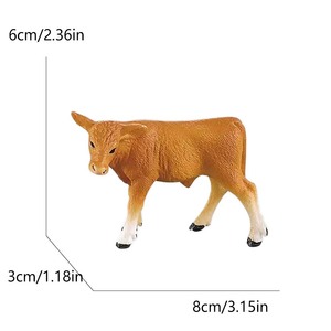 Juguete <span class=keywords><strong>de</strong></span> simulación transfronterizo <span class=keywords><strong>de</strong></span> animales salvajes <span class=keywords><strong>de</strong></span> PVC sólido para ensamblar: <span class=keywords><strong>Elefante</strong></span> asiático, cocodrilo, lobo <span class=keywords><strong>de</strong></span> las nieves, leopardo, tortuga, vaca - Product Image 3
