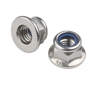 Fastener Customized clinch m3 m4 m5 m6 m8 m10 m12 Factory production weld nut Nylon stainless steel nut Nylon hex nut
