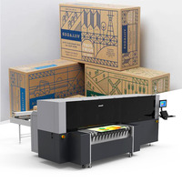 Máquina de impresión Eco-Package de un solo paso para cartón corrugado Impresora de tarjetas y etiquetas de grado manual con tintas de tinte y pigmento