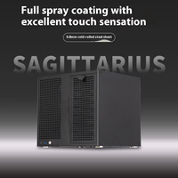 Boîtier NAS compact en métal 21,8 L, 8 baies, remplaçable à chaud, avec 4 emplacements PCIe pleine hauteur pour ordinateur de bureau