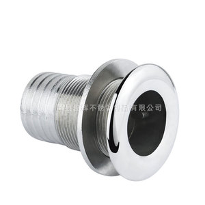 Conector de tubo de drenaje marino de acero inoxidable 316, diámetro interno de medio rosca para reparación y reemplazo de embarcaciones - Product Image 2