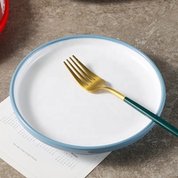 7.5 "Restaurant Moderne Logo Personnalisé Usine Plaques De Mélamine Colorées En Gros Plats De Mélamine Incassables De Haute Qualité