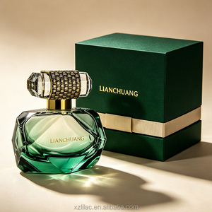 Botella de Perfume de Lujo con Logotipo Personalizado, Atomizador <span class=keywords><strong>en</strong></span> Spray, Envase Cosmético Vacío con Forro de Terciopelo Dorado Premium - Product Image 6