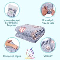 Sihirli veren ışık rahat pazen gri aydınlık battaniye futbol unicorn glow karanlık polar battaniye çocuklar için