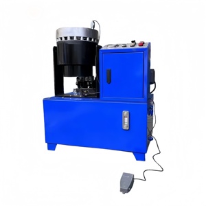 Machine automatique de réduction de diamètre de tuyaux en acier inoxydable et de formage de cônes en aluminium pour l'industrie de la construction, max. 51 mm - Product Image 4
