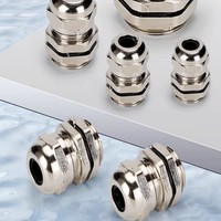 Presse-étoupes métalliques en laiton étanches IP68 pour câbles, en acier inoxydable SS304 SS316, modèles M50 M54 M60 M63 M64