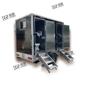 Estación de Lavado Portátil para Exteriores, Inodoro Móvil VIP de Lujo, Baños Químicos Portátiles, Remolque Sanitario - Product Image 1