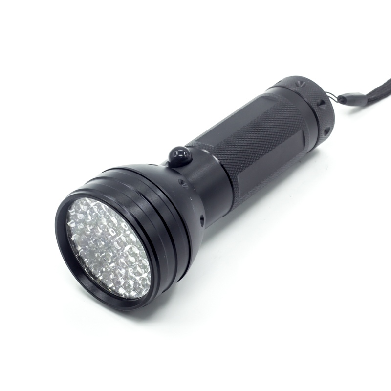 Customized Metal UV Flashlight for Scorpion and Pet Urine Detection Camping Use Portable IP44 LED Lamp with Aluminum Body