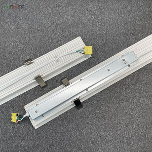 Système d'éclairage de bureau lumière linéaire led incurvée plafonnier moderne encastré led pour salle de réunion - Product Image 2