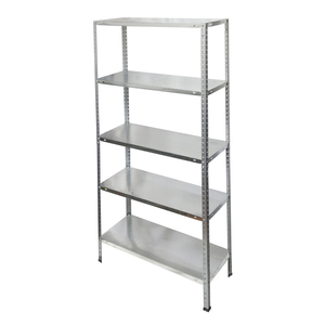 Modulo Scaffalatura Zincato con 5 Ripiani 150x75x30 cm. - Product Image 1