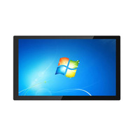 High Full HD 20-24 Inch Capacitive Touch Screen Serial LED Monitors Waterproof Android/Linux Vertical Business New Black 16:9