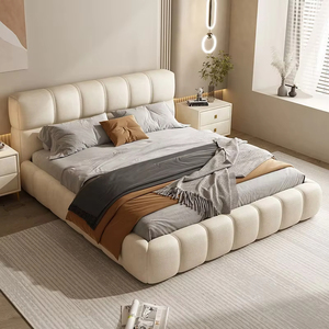 Camas de Tamaño Completo, Ropa de <span class=keywords><strong>Cama</strong></span> para Dormitorio, <span class=keywords><strong>Cama</strong></span> Matrimonial, <span class=keywords><strong>Cama</strong></span> de Hotel, <span class=keywords><strong>Cama</strong></span> Moderna de Tela Blanca, <span class=keywords><strong>Cama</strong></span> Doble King <span class=keywords><strong>Size</strong></span>, Muebles - Product Image 6