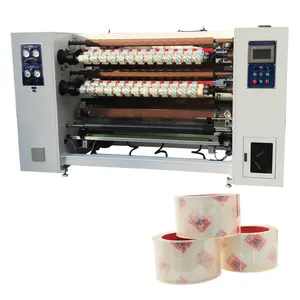 Super clear adhesive tape slitting rewinding machinery bopp tape making machine