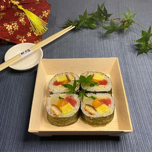 Ver imagen más grande Agregar para comparar Compartir Fiambrera de estilo japonés <span class=keywords><strong>Caja</strong></span> Bento de madera portátil Contenedor de alimentos - Product Image 2