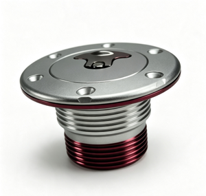 Kit de poulie serpentine en aluminium usiné CNC OEM, anodisé rouge, pièces de moteur automobile modifiées sur mesure pour l'usinage - Product Image 4