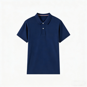 Polo à manches courtes personnalisé avec logo, de haute qualité, pour les déplacements professionnels, en polyester, respirant et anti-transpiration, pour hommes - Product Image 6