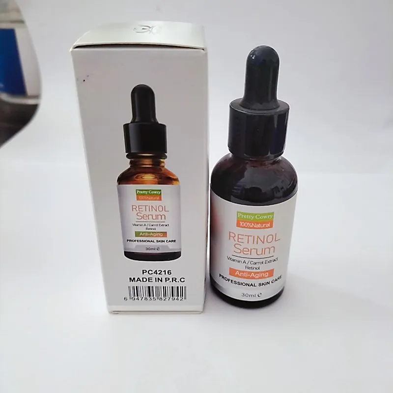 A vitamini/havuç özü Retinol Serum % 100% doğal Anti-aging uçucu yağ cilt bakımı