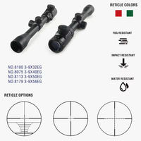 Lunette de visée de chasse Precision New 3-9X40EG, champ de vision infini, éclairage rouge et vert