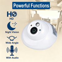 Caméra Dôme Professionnelle AHD 1080P pour Véhicule avec Microphone Intégré, Grand Angle de 150 Degrés, Moniteur IP pour Voiture Commerciale OEM/ODM