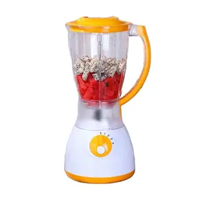 hot 2in1 electric plastic jar blender mixer vegetable and fruit juicer food processor four blades