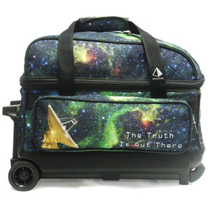 Bolsa de Bolos OEM y ODM con Ruedas de Barra de Acoplamiento, Bolsa de Bolos Doble con Bolsillo, Ruedas Anchas y Estables - Product Image 1