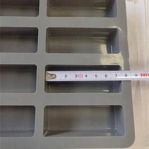 LifeTop moldes de <span class=keywords><strong>silicona</strong></span> para barras de caramelo, moldes para barras de granola <span class=keywords><strong>molde</strong></span> de Chocolate rectangular para hornear barra energética de proteínas, barra de Chocolate Dubai - Product Image 2
