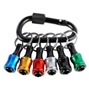 6 Pcs Hex <b>Bit</b> <b>Screwdriver</b> <b>Set</b> With Keychain Aluminum Handle Anodized Colorful Interchangeable <b>Bits</b> - Product Image 1