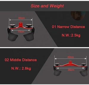8 pièces d'équipement de fitness multifonctionnel intégré, accessoires de musculation, poignée de traction TF-GRIP-0502 TRNEDFIT - Product Image 3
