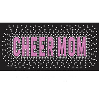 Transfert vinyle personnalisé avec strass, applique thermocollante DIY, votre nom personnalisé, paillettes brillantes, choisissez les couleurs, pour la danse et le cheerleading