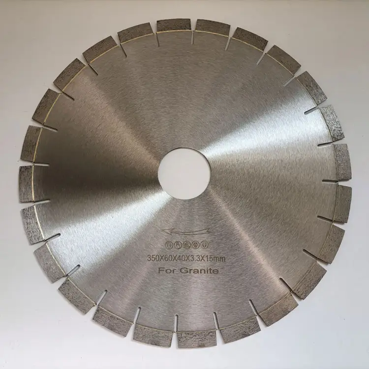 Im Lặng Công Cụ Thông Tư 350 Mét Cầu 14 Inch Granite Cutter Cắt Kim Cương Saw Blade Cho Granite Đĩa