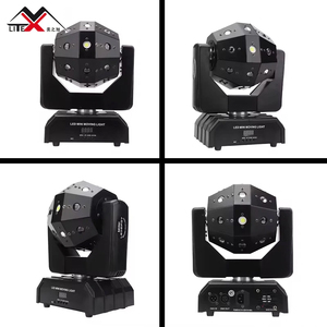 Éclairage rotatif pour discothèque et bar, 120W, 16 LED RGBW de 3W, projecteur de scène mobile en forme de petit <span class=keywords><strong>cube</strong></span>, IP33, DMX512, CRI90 - Product Image 5